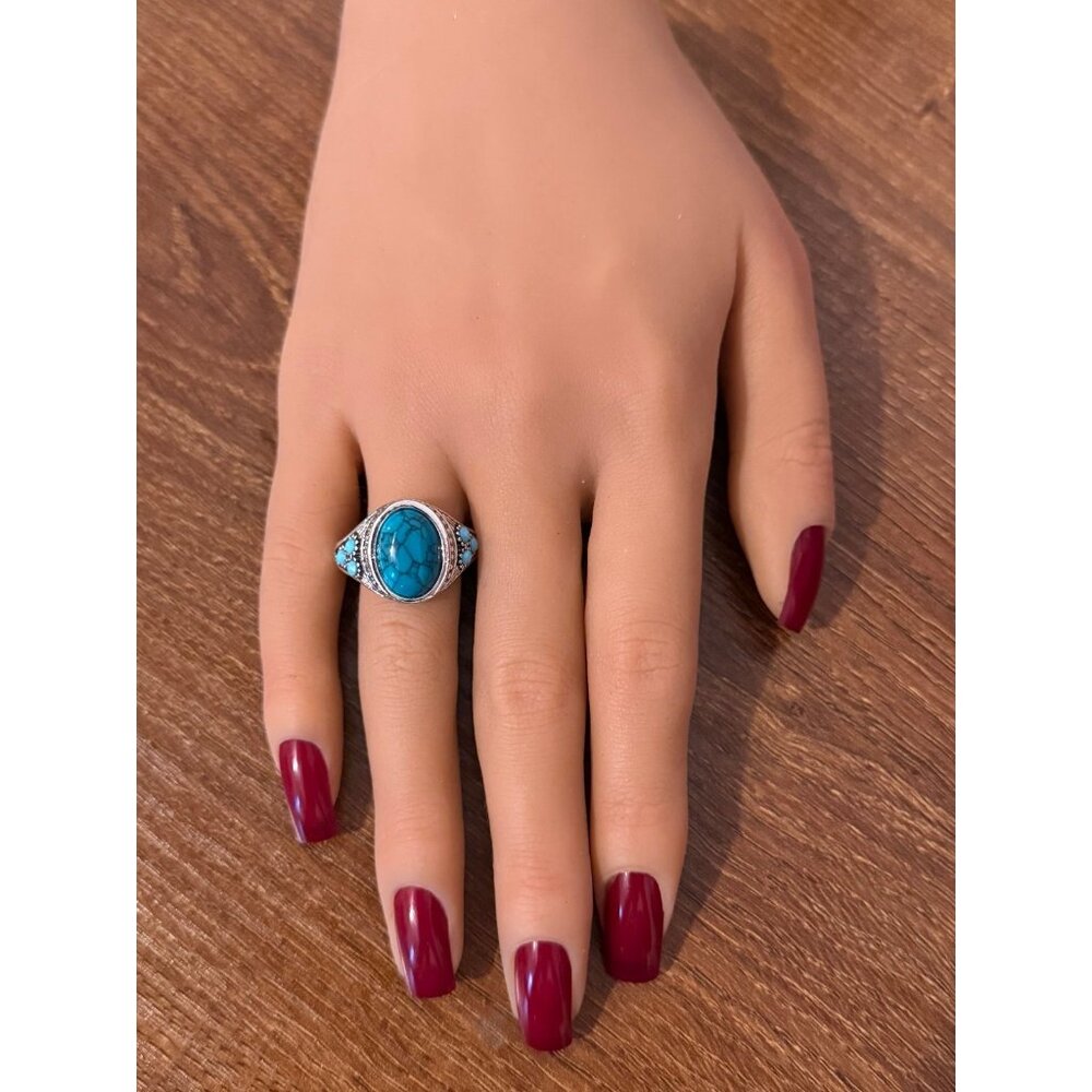 Web Turquoise Ring‎ - Picture 6 of 7
